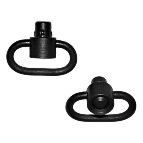 Recessed Plunger Heavy Duty Push Button Swivels - Manganese Phosphate