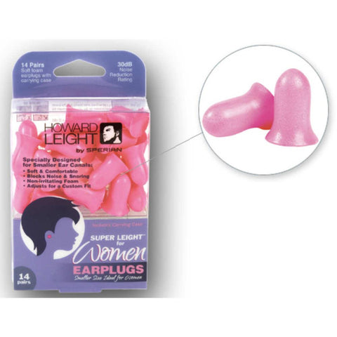 Super Leight Earplugs For Women - 30 Nrr