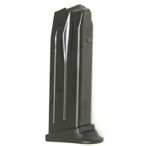 H&k Usp Compact Factory Magazine - 9mm, Black, 13 Rounds, Ext Floorplate