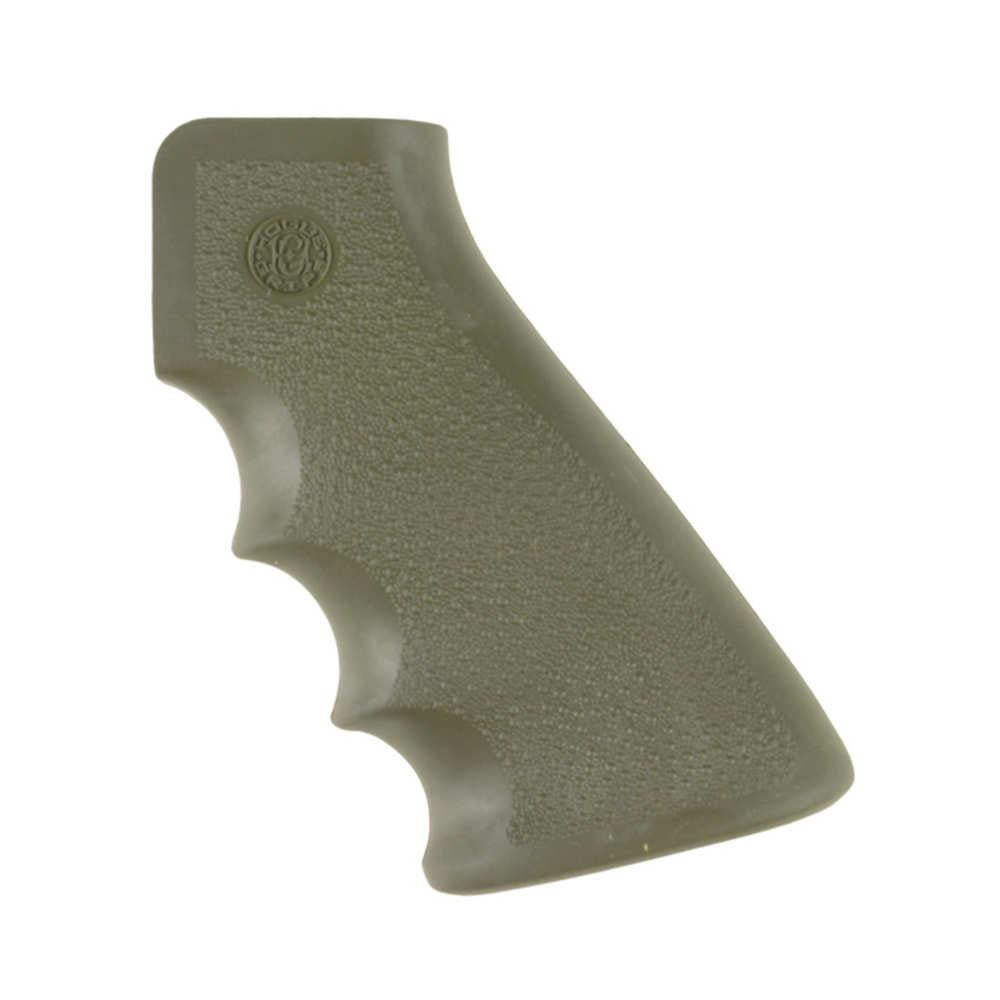 Ar-15-m16-m4 Overmolded Grip - Rubber Grip With Finger Grooves - Od Green