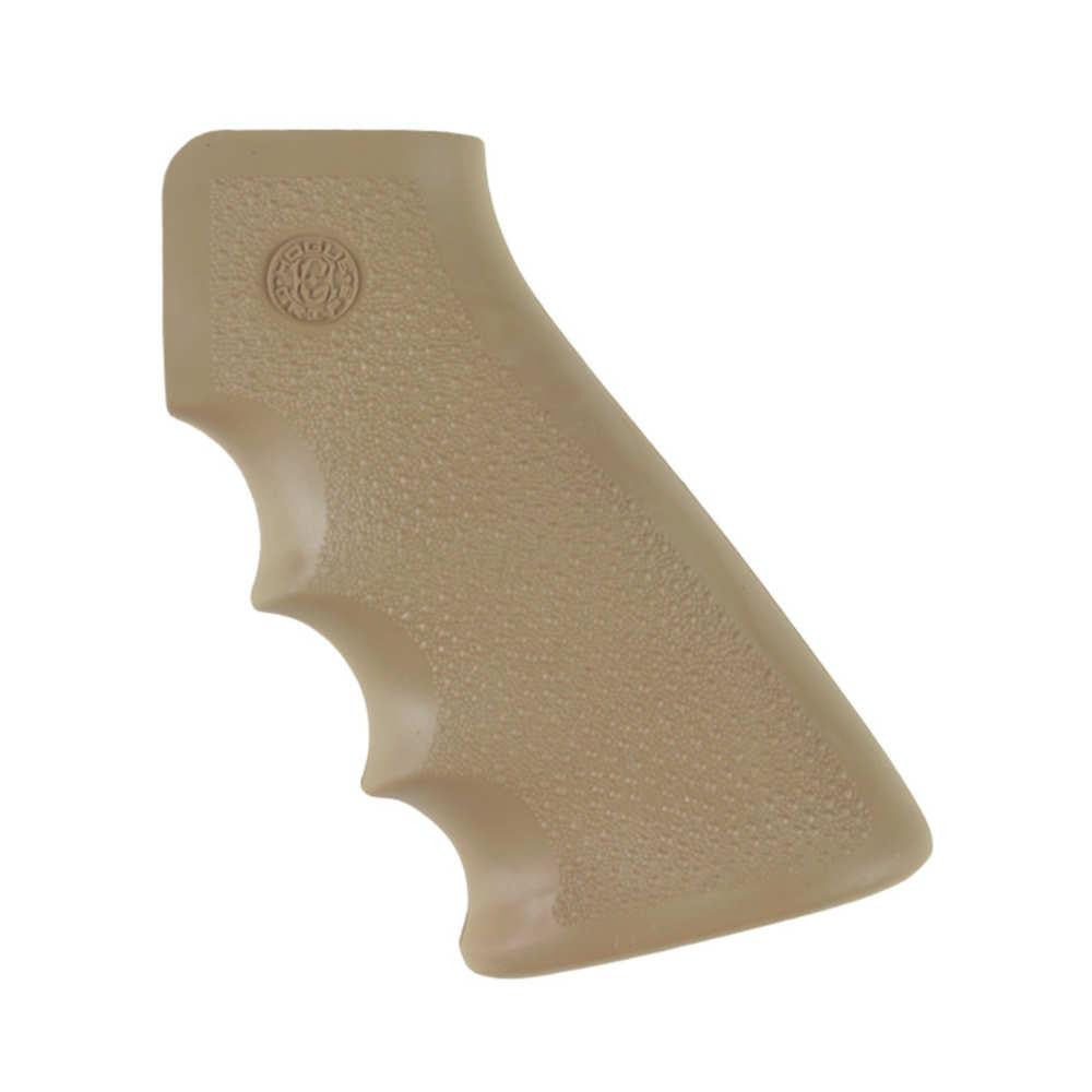 Ar-15-m16-m4 Overmolded Grip - Rubber Grip With Finger Grooves - Tan