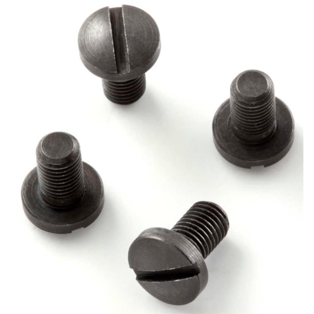 Extreme Grip Screws - Colt Government, Commander, Officers And Clones (4 Screws) - Slotted Head Black Finish