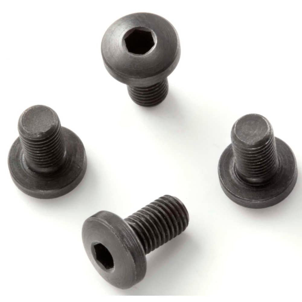 Extreme Grip Screws - Colt Government, Commander, Officers And Clones (4 Screws) - Slotted Head Black Finish