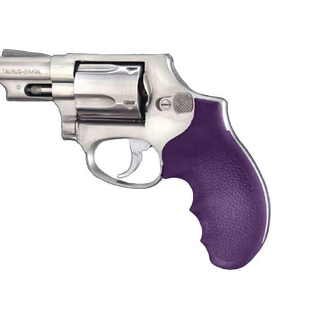 Soft Rubber Grip With Finger Grooves - Taurus Small Frame - Purple