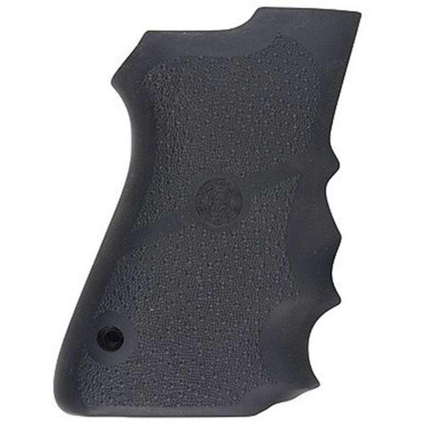 Rubber Grip With Finger Grooves: Smith & Wesson Compact 9mm, Double Stack Mag