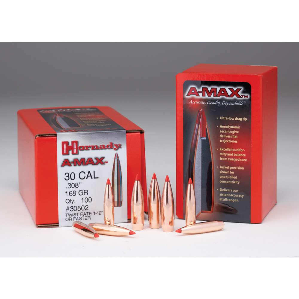 A-max&reg; Bullets - 22 Caliber, .224, 52 Grain