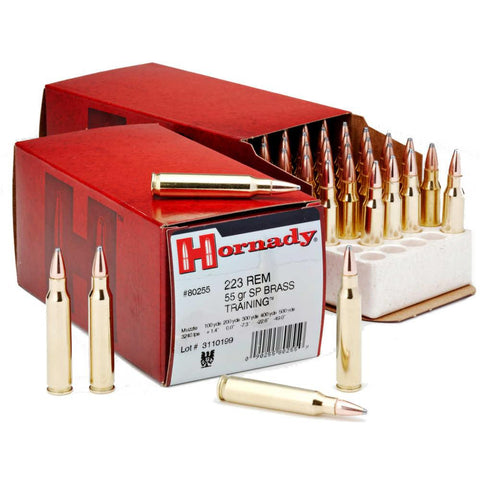 Training Ammunition - 223 Remington, 55 Grain, Sp