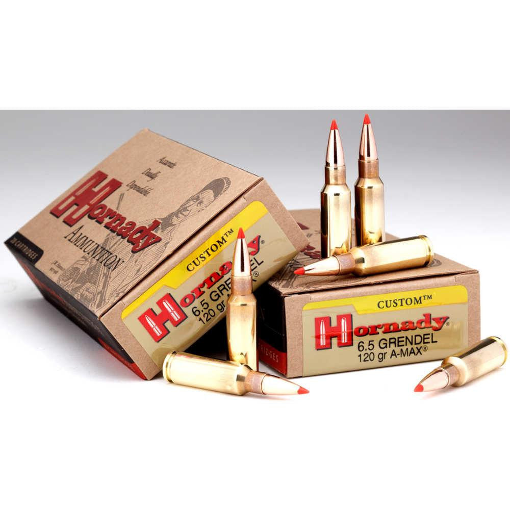 Match Ammunition - 6.5mm Grendel, 123 Grain, A-max