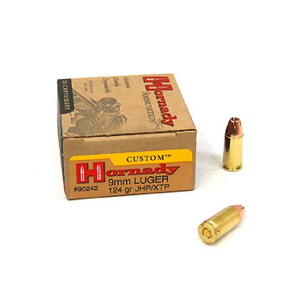 Custom Handgun Ammunition - 9mm Luger, 124 Grain, Xtp