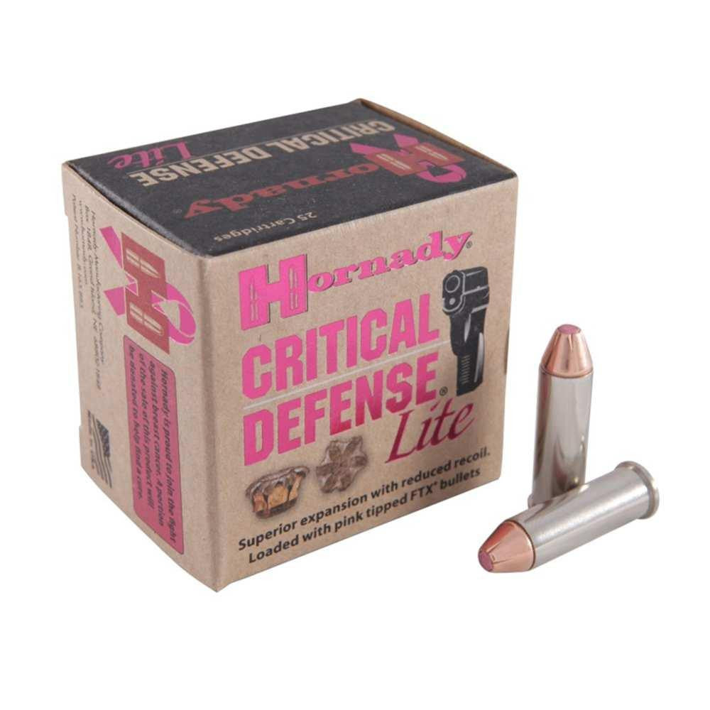 Critical Defense&reg; Lite Ammunition - 38 Special, 90 Grain, Ftx