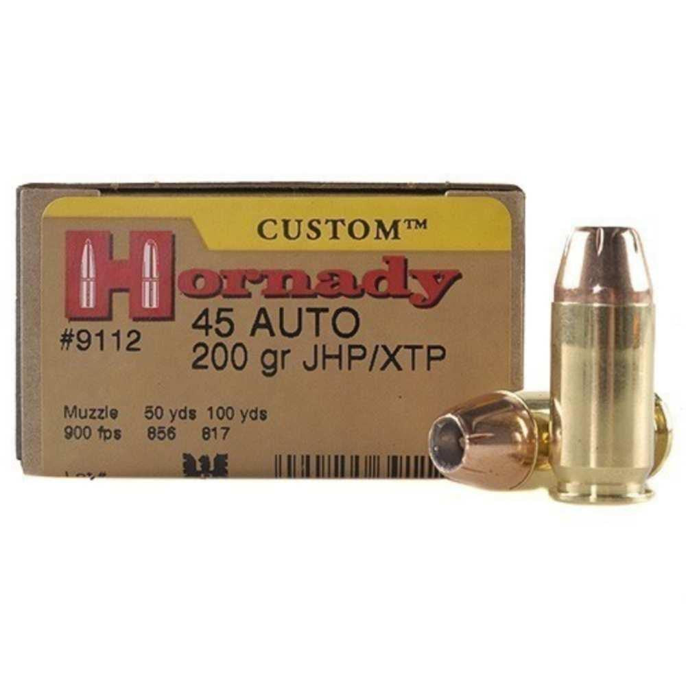 Custom Handgun Ammunition - 45 Auto, 200 Grain, Xtp