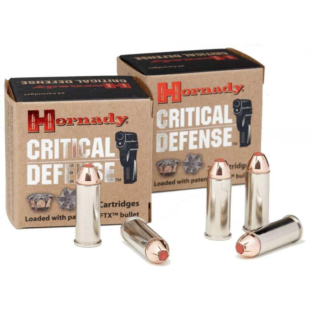 Critical Defense Ammunition - 40 S&w, 165 Grain, Ftx