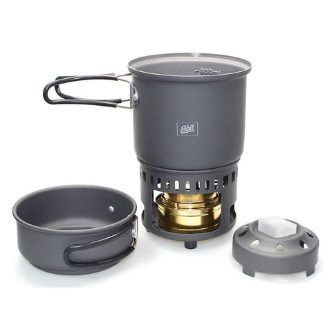 Esbit Alcohol Stove & Trekking Cookset - 985 Ml