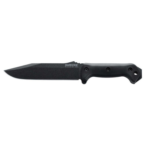 Becker Combat Utility Fixed Knife - Black - Clip Point