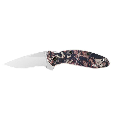 Scallion Folding Knife - Realtree Hardwoods - Plain Edge