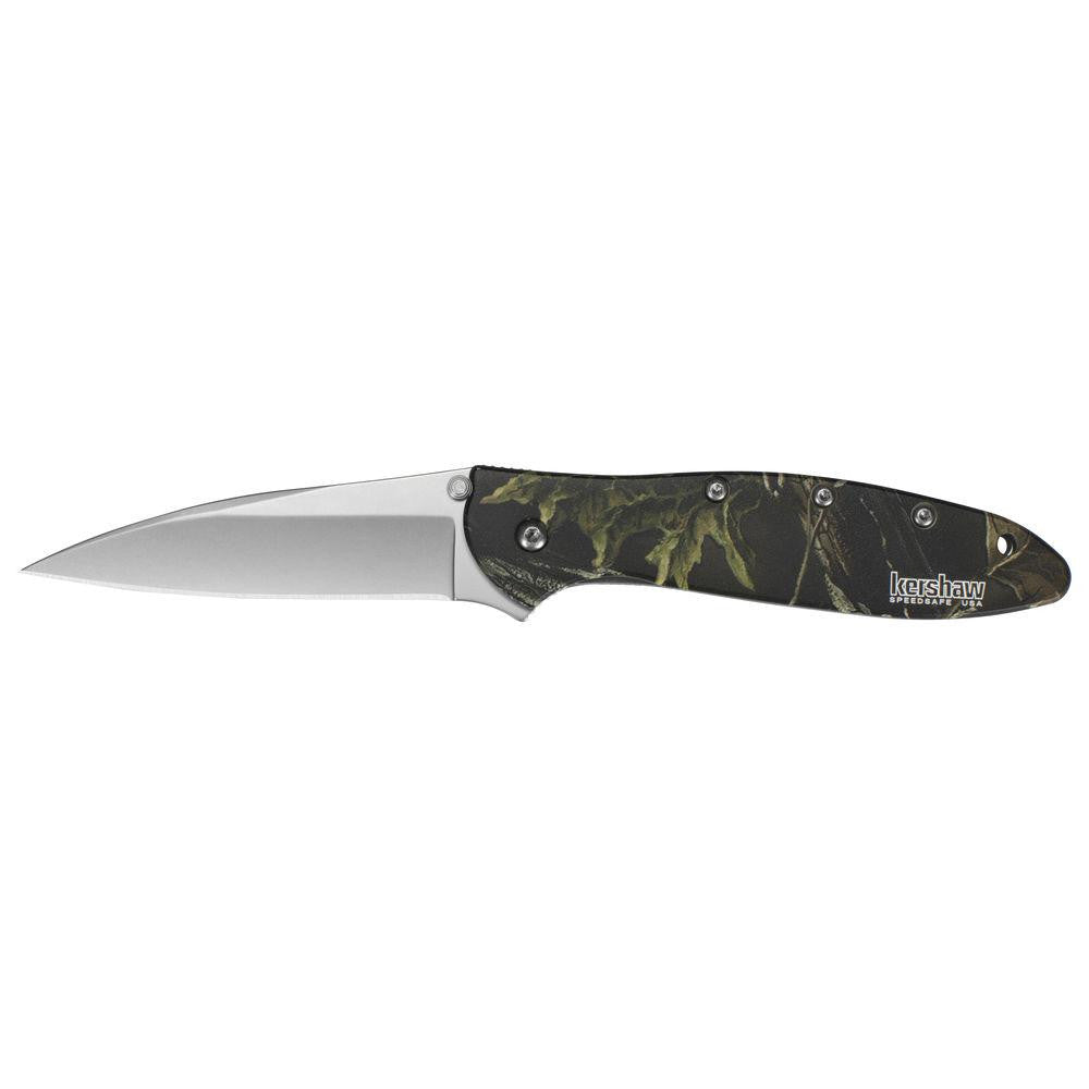 Leek Folding Knife, Fipper Style, Camo