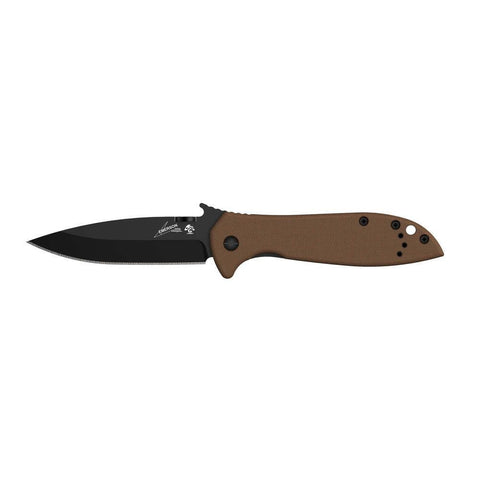 Emerson Cqc-4k Folding Knife, Brown Handle