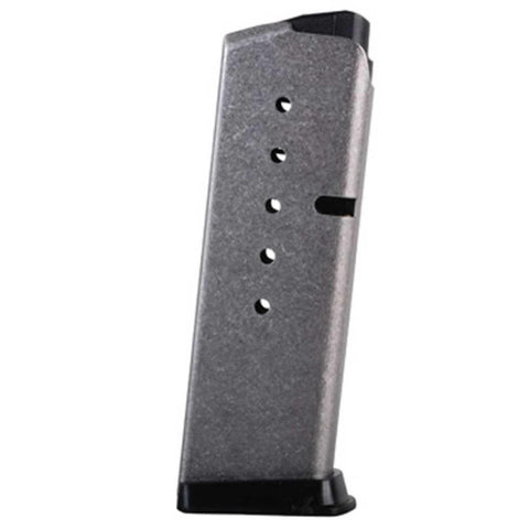 K420 Kahr Factory Magazine - 40 S&w, 6 Rounds, Stainless Steel