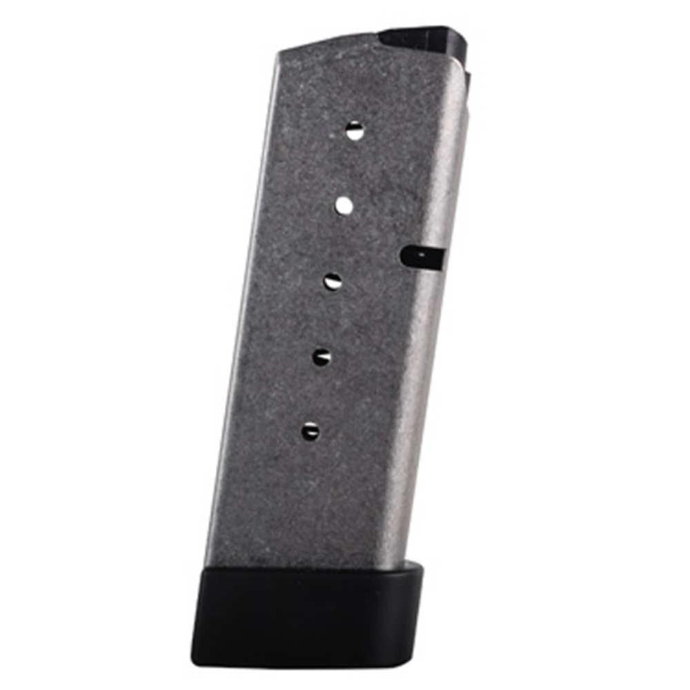 Kahr Factory Magazine W-grip Extension  - .45 Acp, 6 Rounds, Stainless Steel