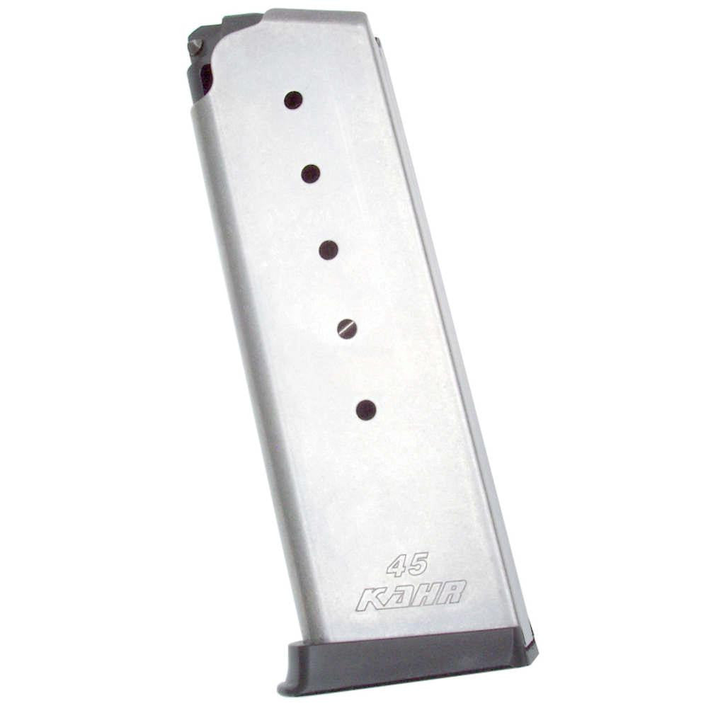 Kahr Factory Magazine - .45 Acp, 6 Rounds, Stainless Steel