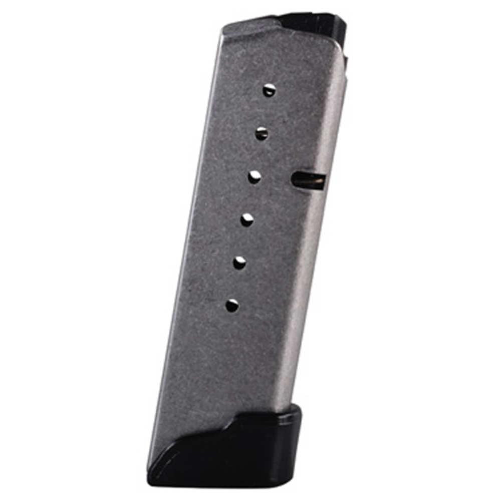 Kahr Factory Magazine W-grip Extension - 40 S&w, 7 Rounds, Stainless Steel