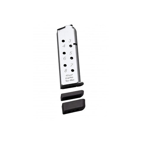 Kimpro Tac-mag 1911 Magazine - 45 Acp, 8-round, Stainless, Full-length