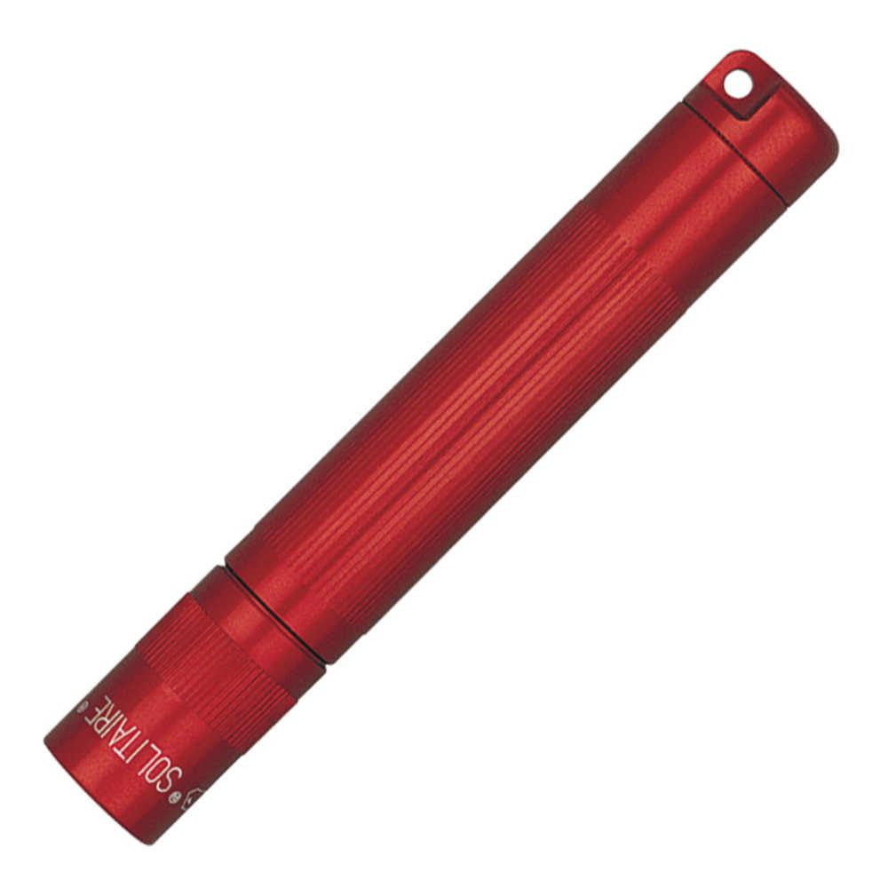 Solitare 1-cell Aaa Flashlight - Red - Gift Box