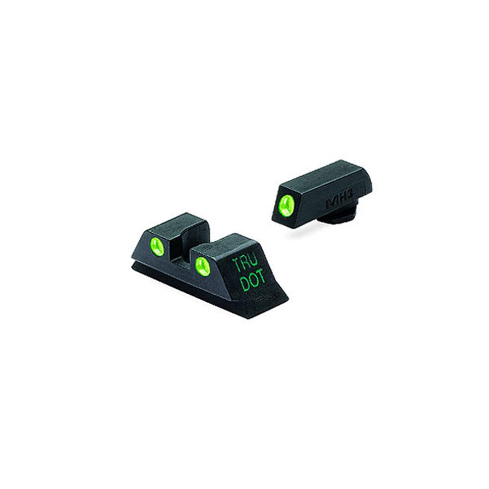 Tru-dot Night Sight Set, Glock 42-43, Green-green