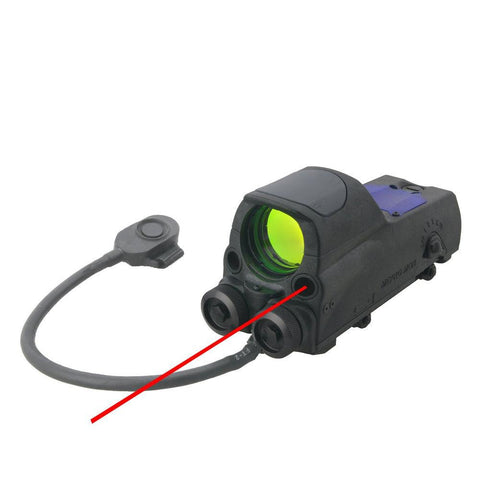 Mepro Mor Tri-powered Reflex Sight With Red Laser Pointer - Bullseye Reticle