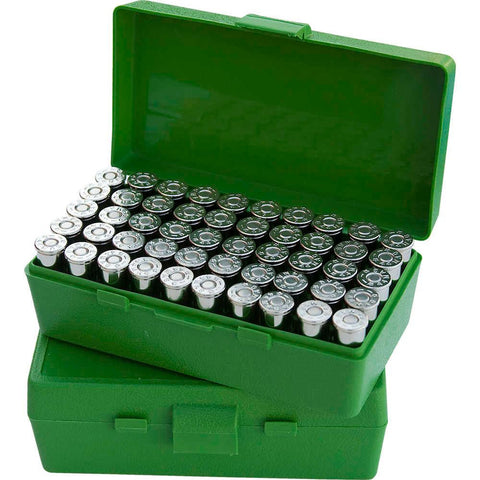 P-50 Series Medium Handgun Ammo Box - 50 Round - Green