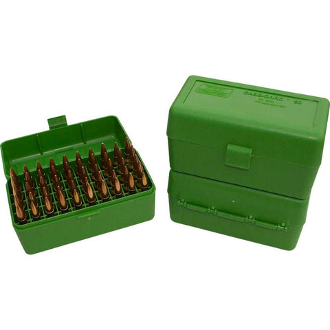 R-50 Series X-small Rifle Ammo Box - 50 Round - Green