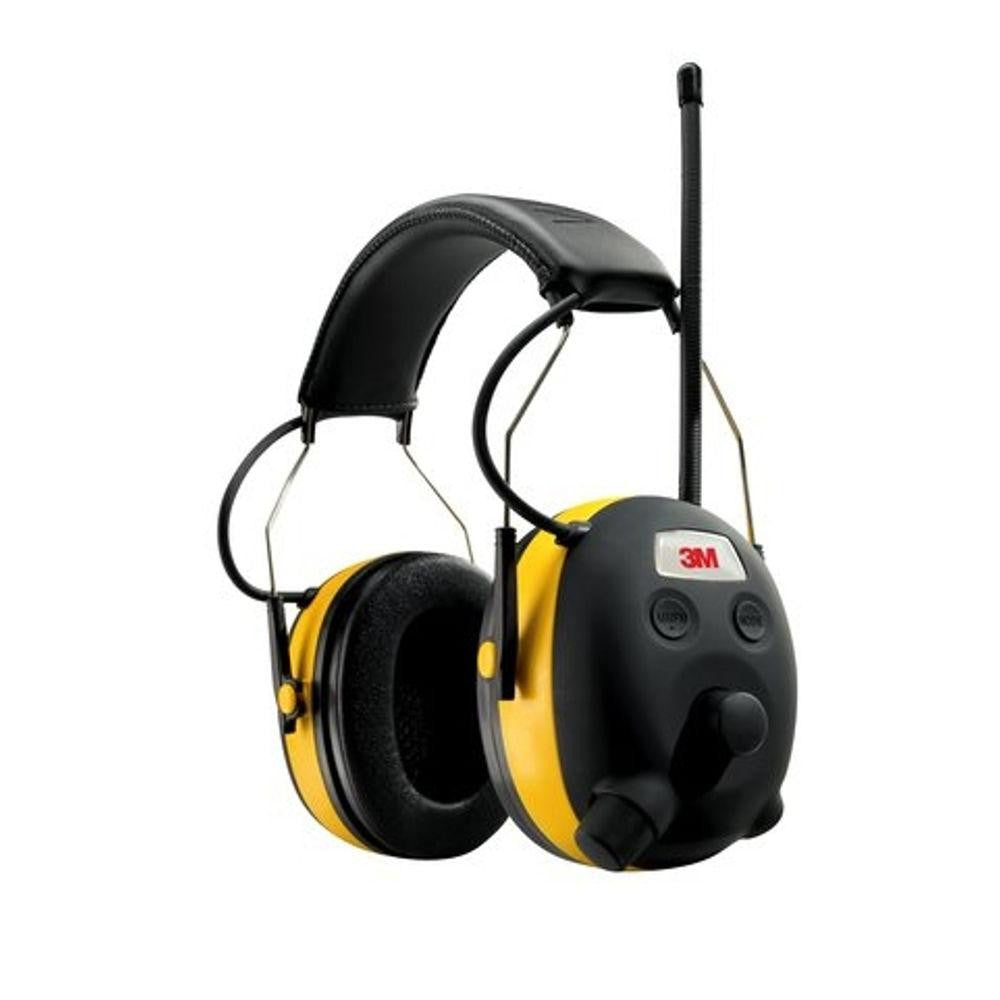 3m Digital Worktunes Hearing Protector And Am-fm Stereo Radio, Featuring Voice Assist