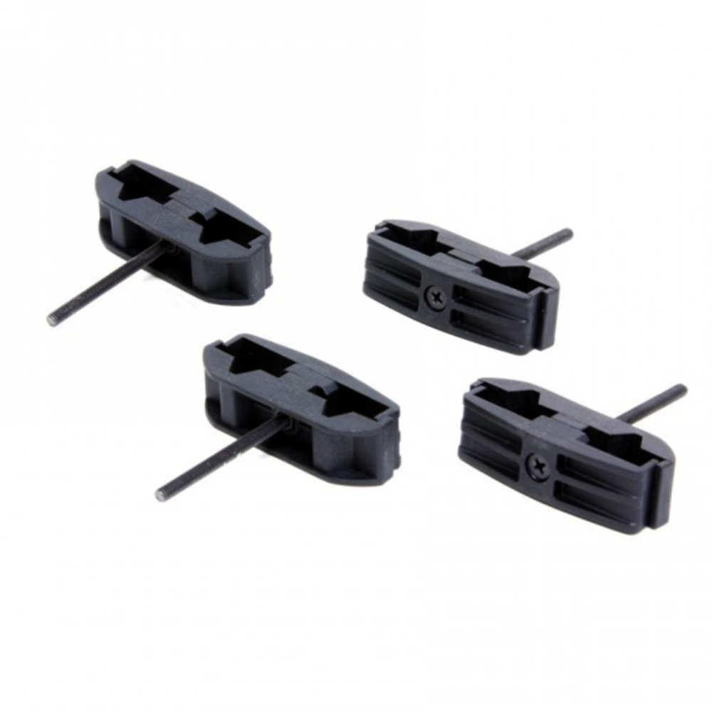 Ak-47 (polymer Magazine) Black Polymer Magazine Clamp (4) Pack