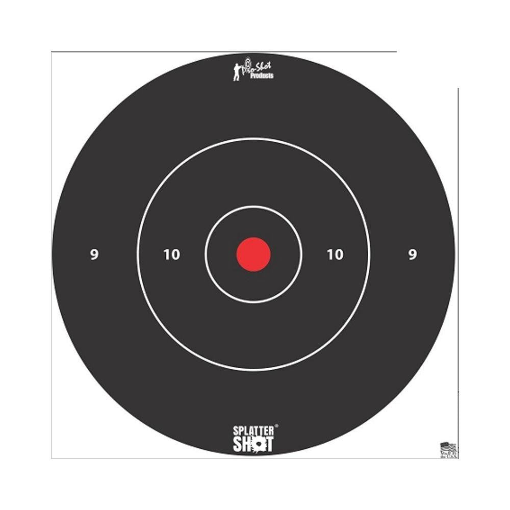 12in White Bullseye Target 5pk