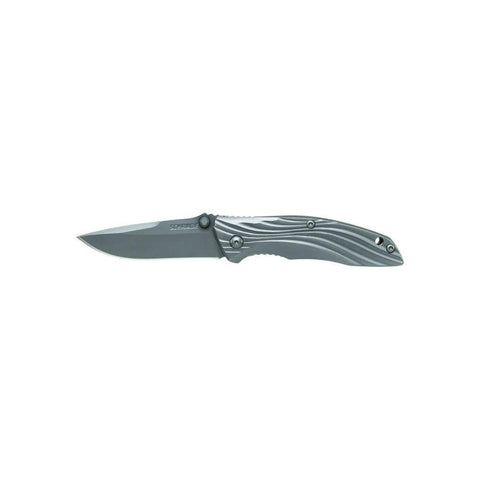 Schrade Frame Lock Folding Knife - Drop Point Blade Titanium Handle