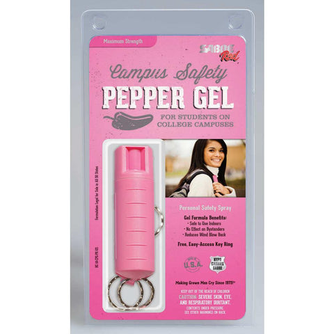 Sabre Red Campus Safety Pepper Gel - Pink