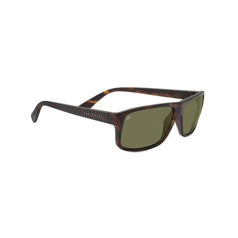 Serengeti Classic Claudio Sunglasses, Satin Dark Tortoise, Polarized