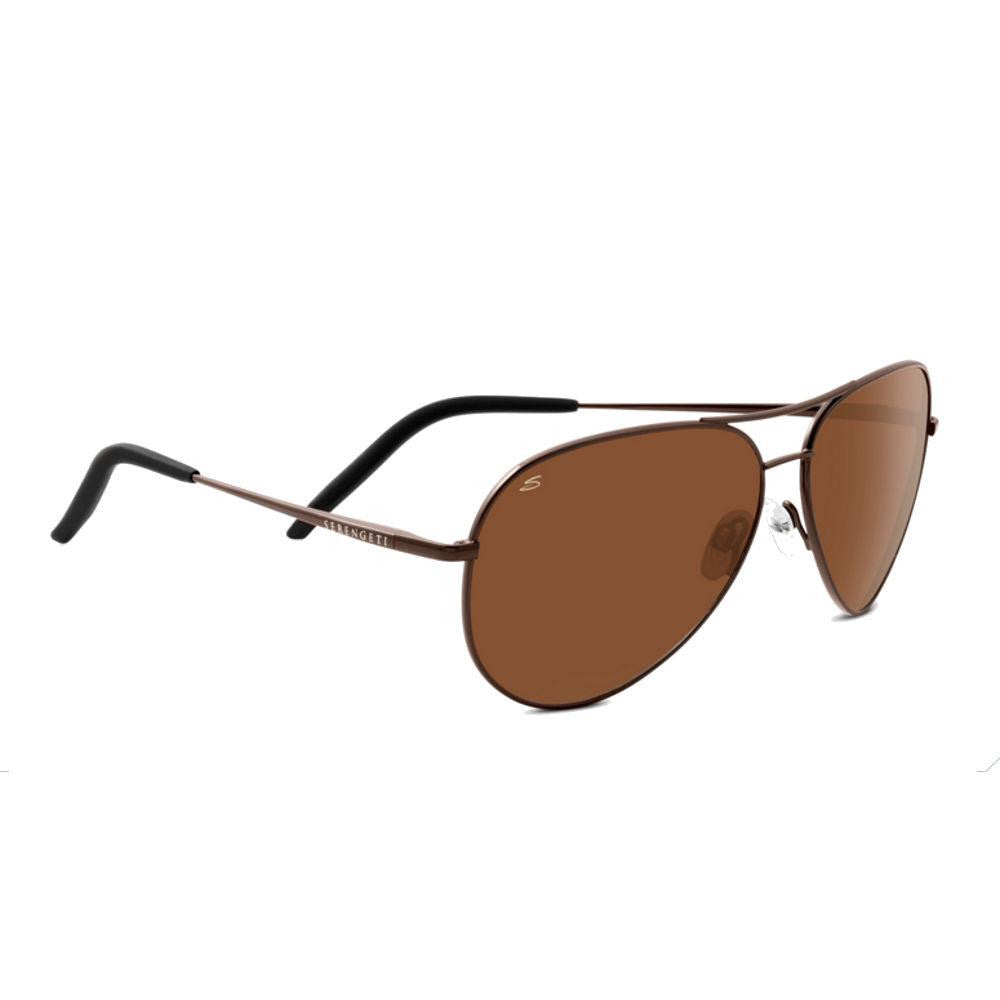 Serengeti Classic Carrara Sunglasses, Shiny Gunmetal, Polarized