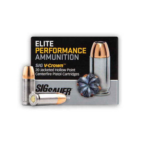 Pistol V-crown Elite 357mag 125gr Ammo