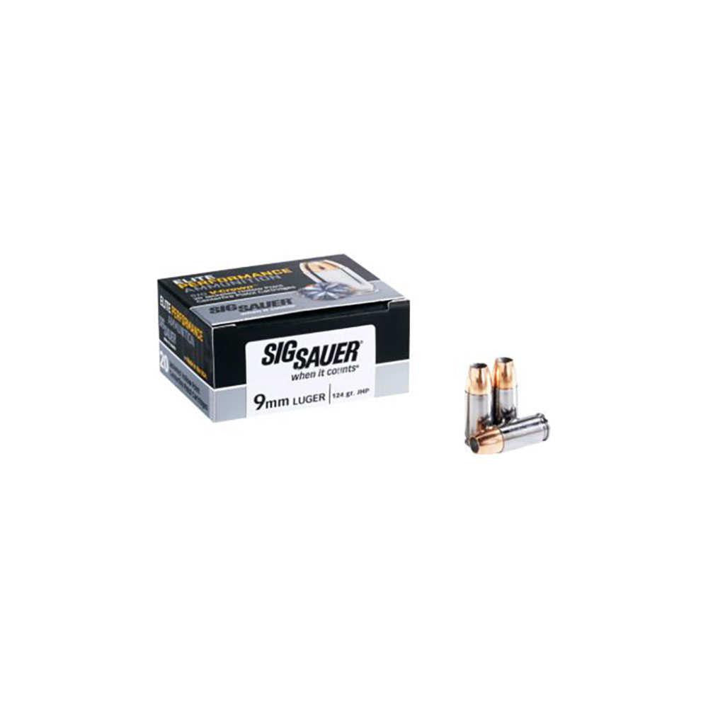 Pistol V-crown Elite 9mm Luger 115gr Ammo