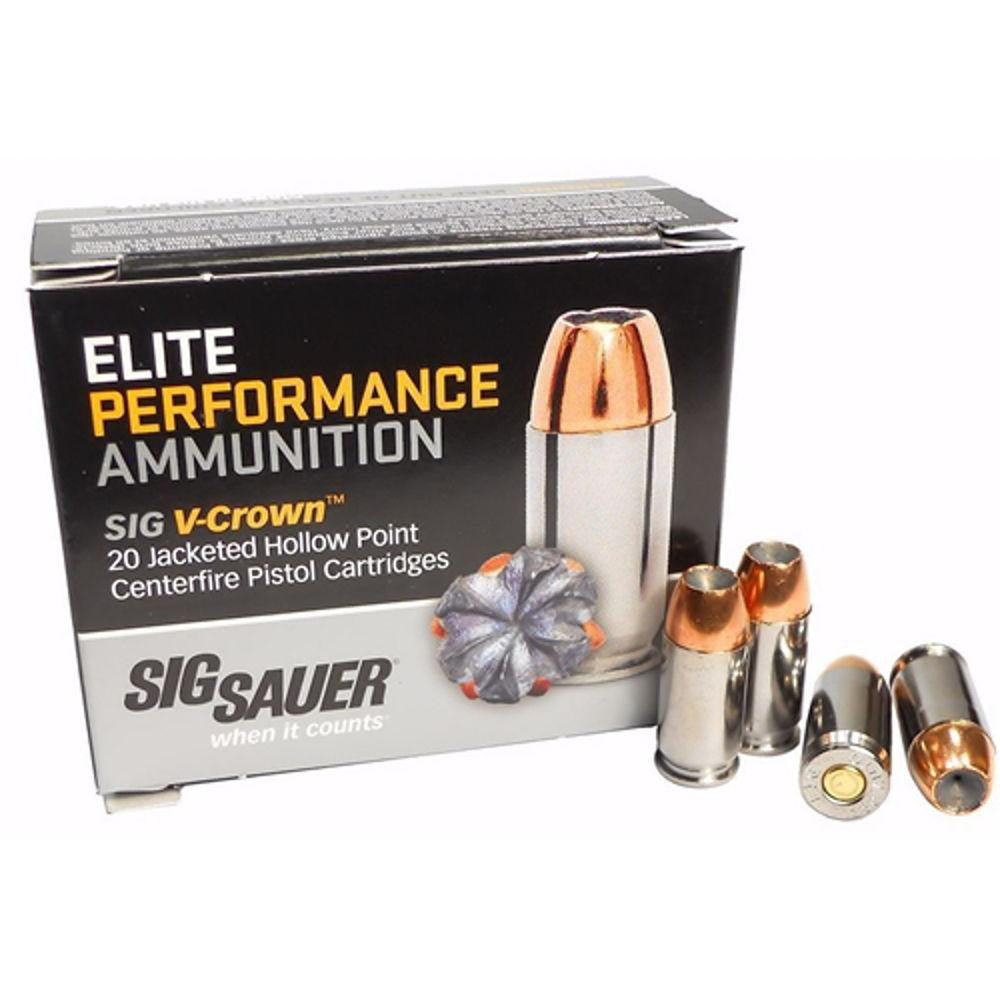 Pistol V-crown Elite 9mm Luger 124gr Ammo