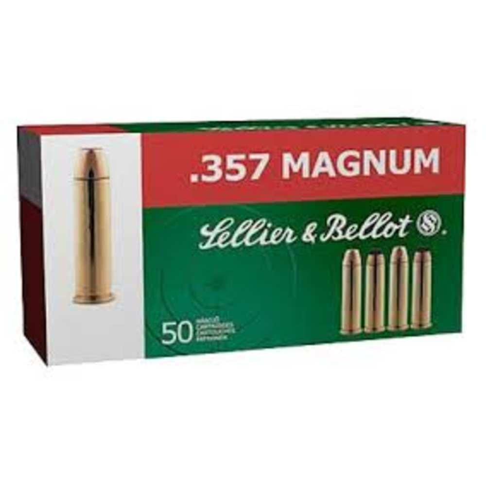 Sellier & Bellot Handgun Ammunition - 357 Magnum - Fmj - 158 Gr