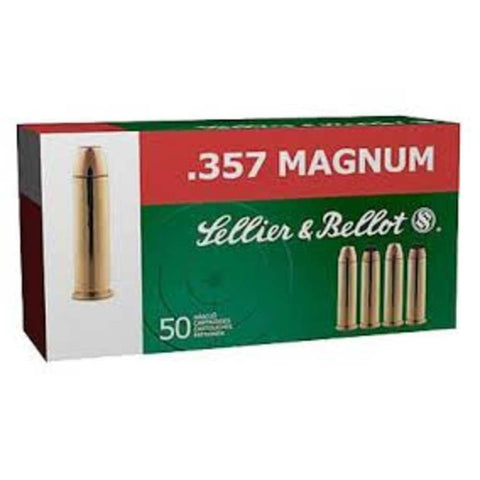 Sellier & Bellot Handgun Ammunition - 357 Magnum - Fmj - 158 Gr