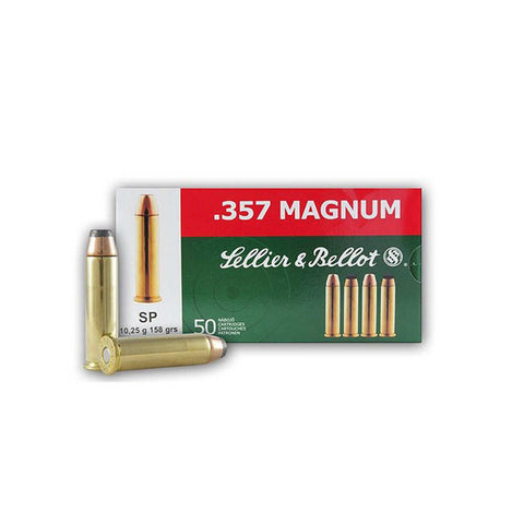 Sellier & Bellot Handgun Ammunition - 357 Magnum - Sp - 158 Gr