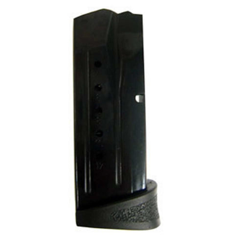 M&p Compact Magazine - 9mm, 12 Rounds, Blued, Finger Rest