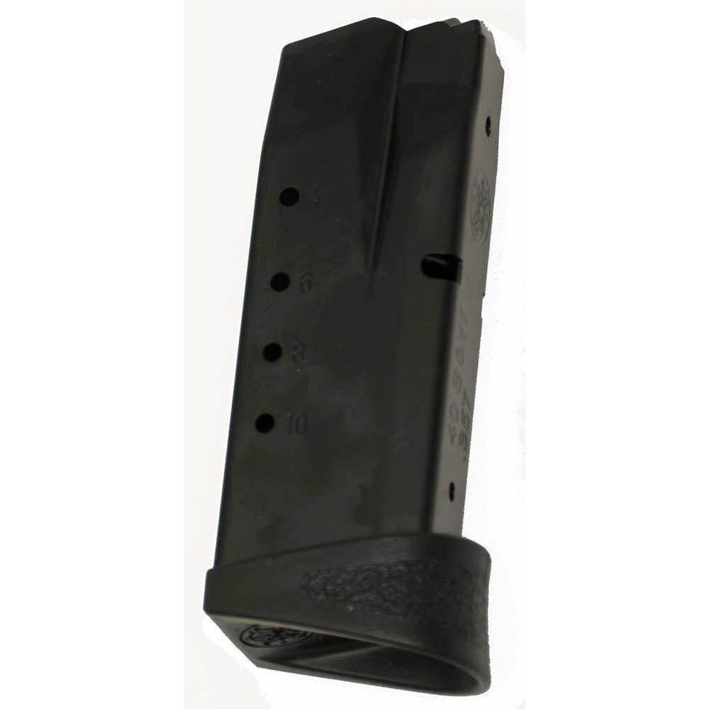 M&p Compact Magazine - .40 Caliber, 10 Rounds, Blued, Finger Rest