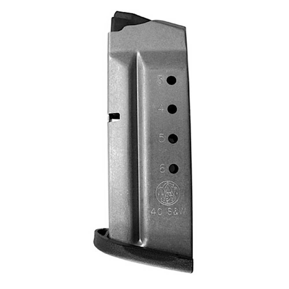 M&p Shield Magazine - 40 S&w, 6 Rounds, Ss