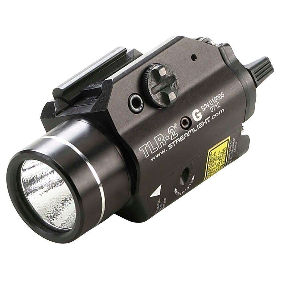 Tlr-2 G Rail Mounted Flashlight With Green Laser