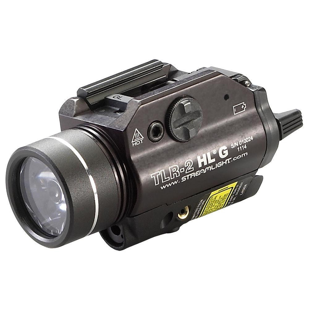 Tlr-2 Hl G Rail Mounted Flashlight With Green Laser