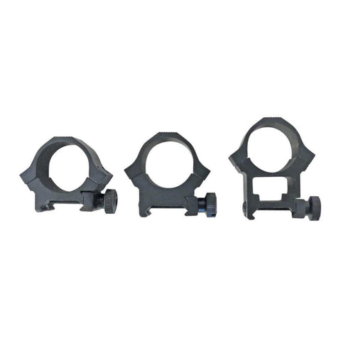 Sport Rings Standard - Low, 1", Satin Black